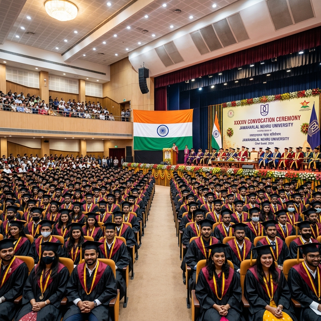 Students at the Eighth Convocation ceremony